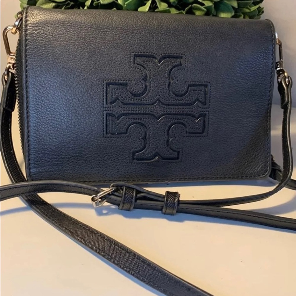 Tory Burch Harper Flat Wallet Crossbody